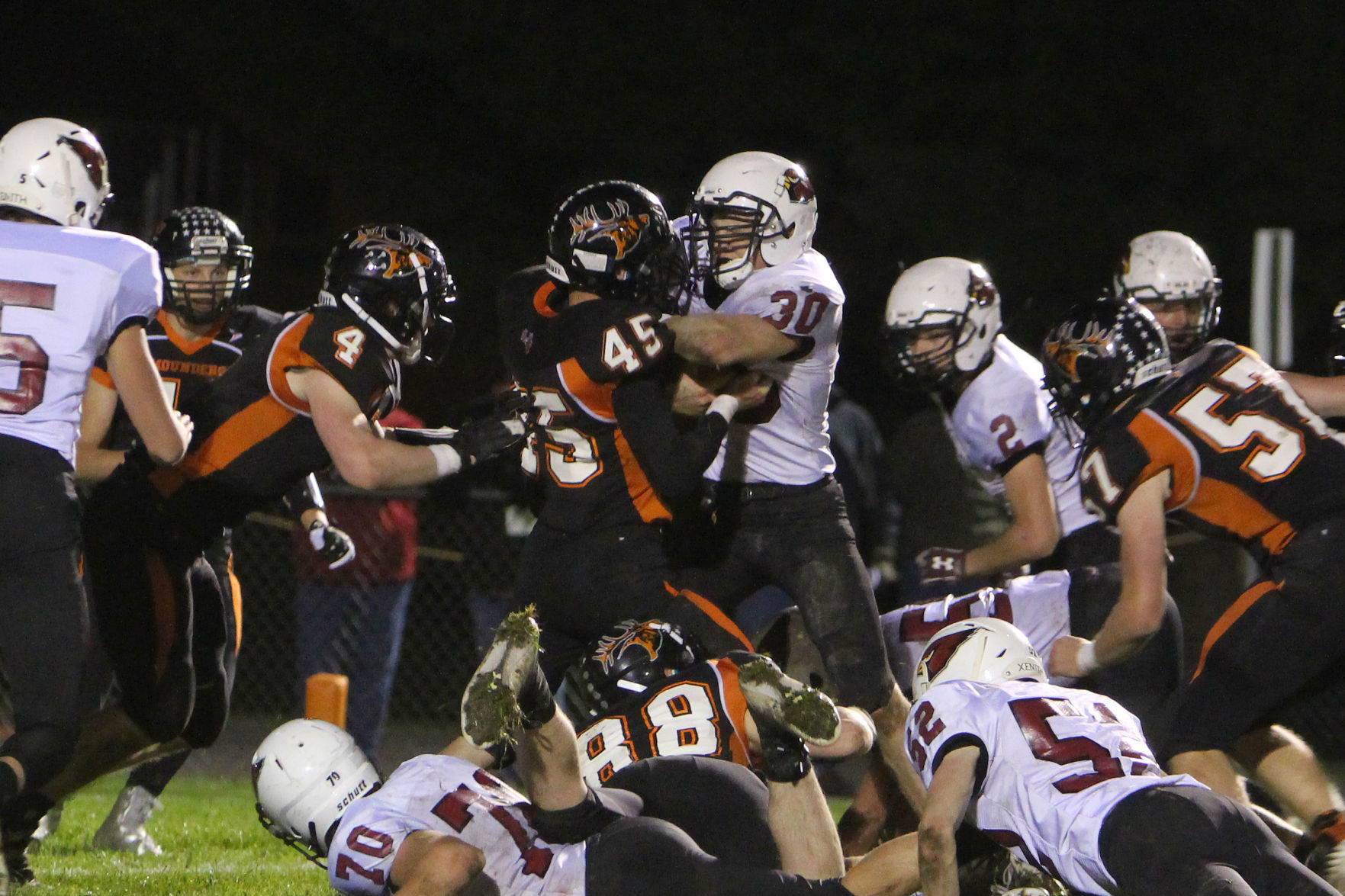 Spring Valley at Elk Mound football 10-4-19